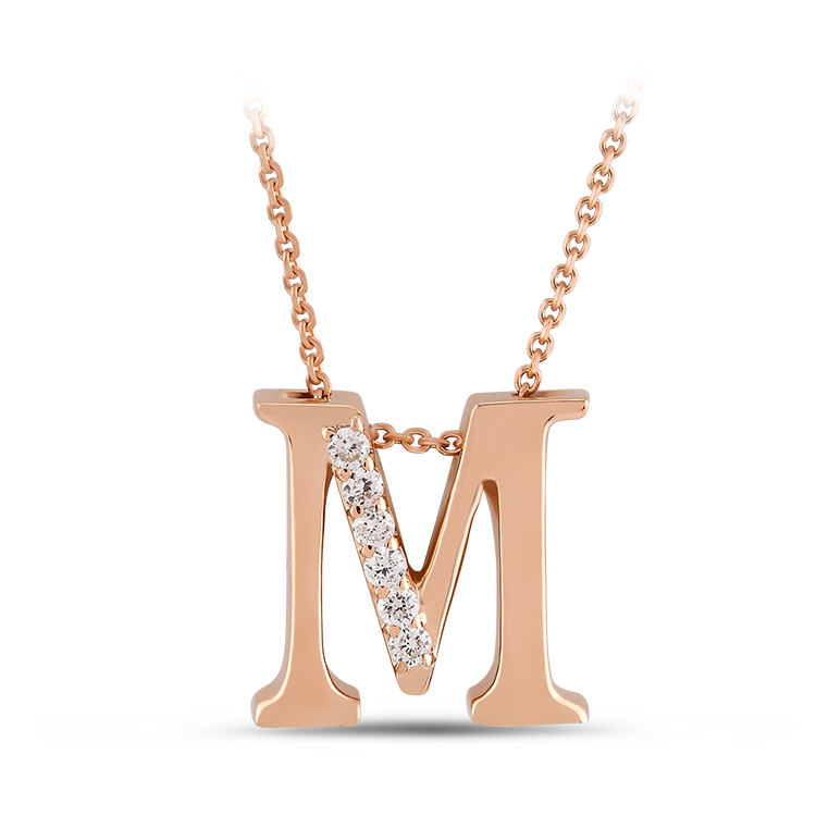 Колие с Диаманти - Буква