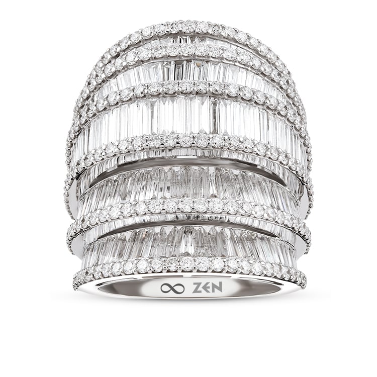 Пръстен с Диаманти   