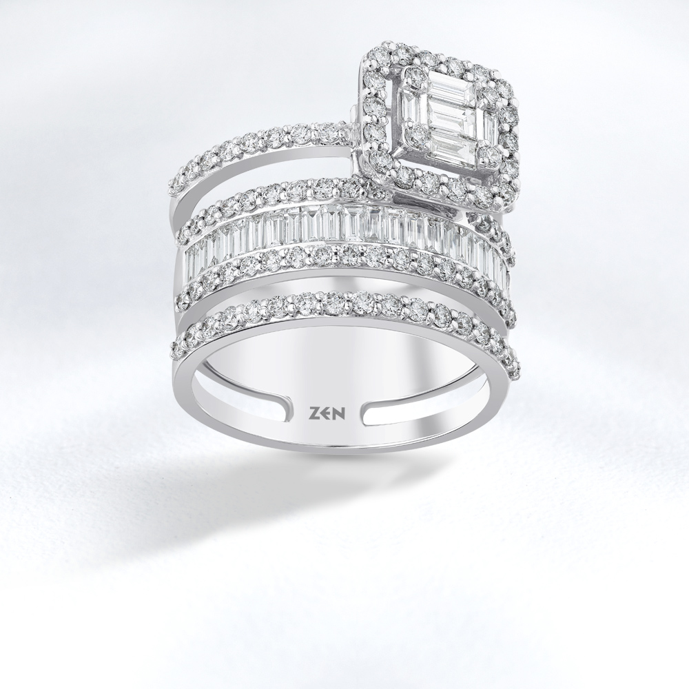 Диамантен Пръстен Багет