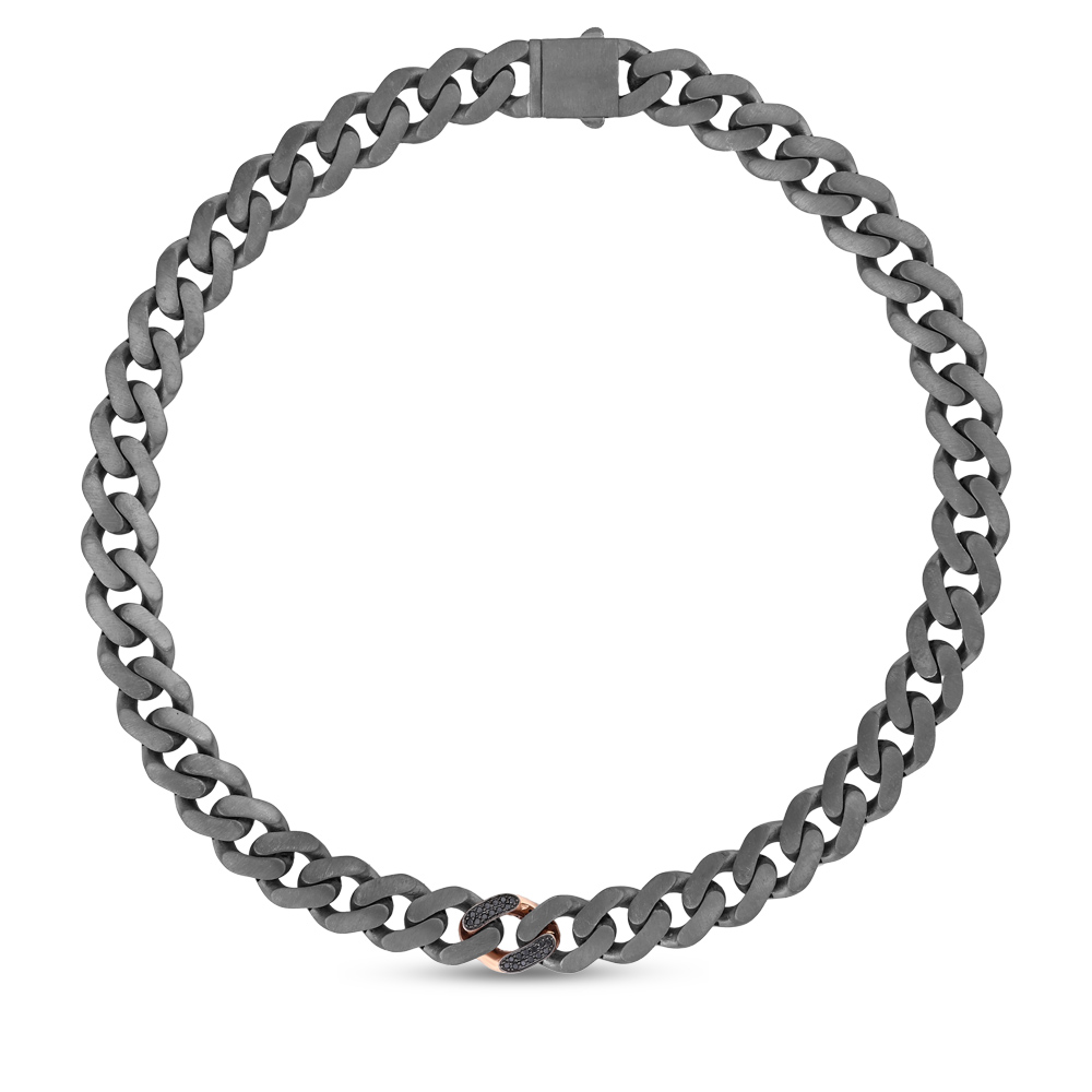 Silver and Gold Diamond Necklace