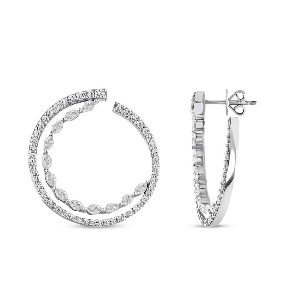 Design Diamond Earrings