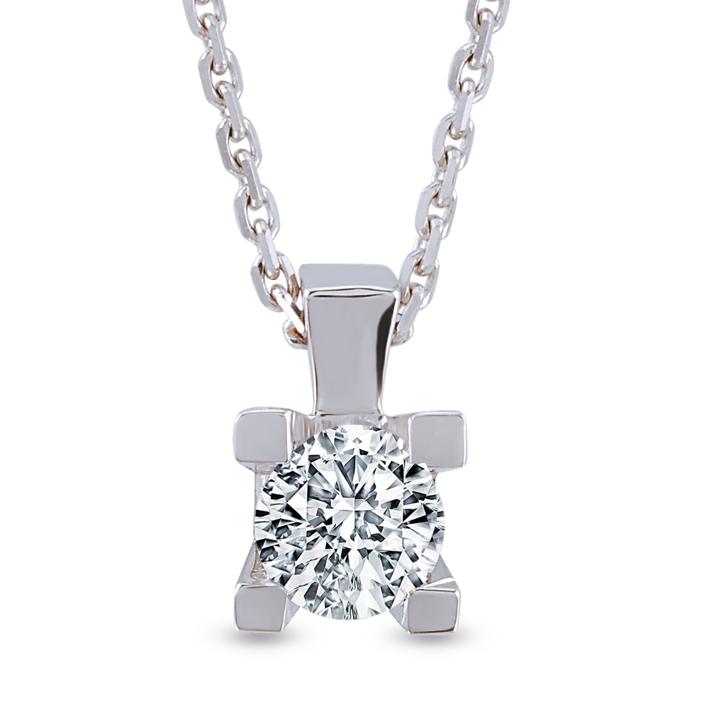 Solitaire Diamond Necklace