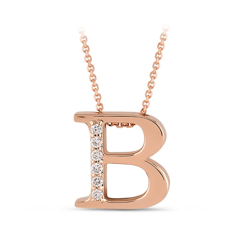 Колие с Диаманти - Буква