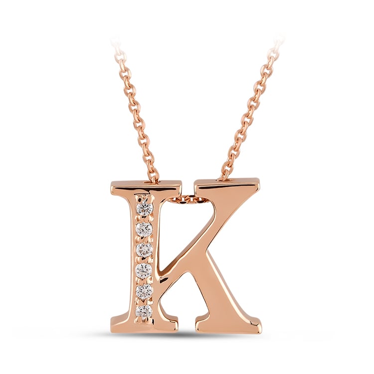 Колие с Диаманти - Буква