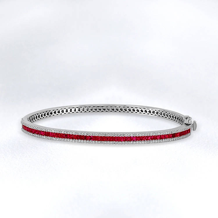 Ruby Diamond Bracelet