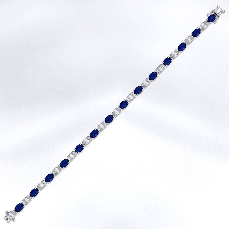 Sapphire Diamond Bracelet