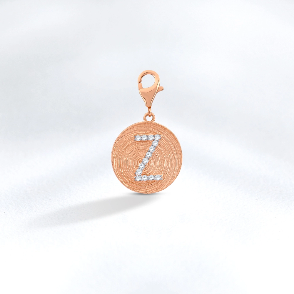 Charme Diamond Bracelet Z Pendant