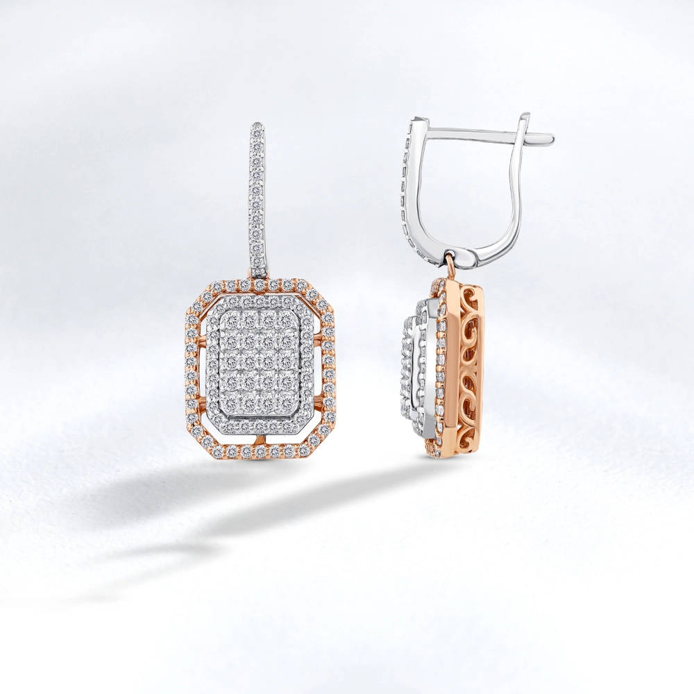 Design Diamond Earrings