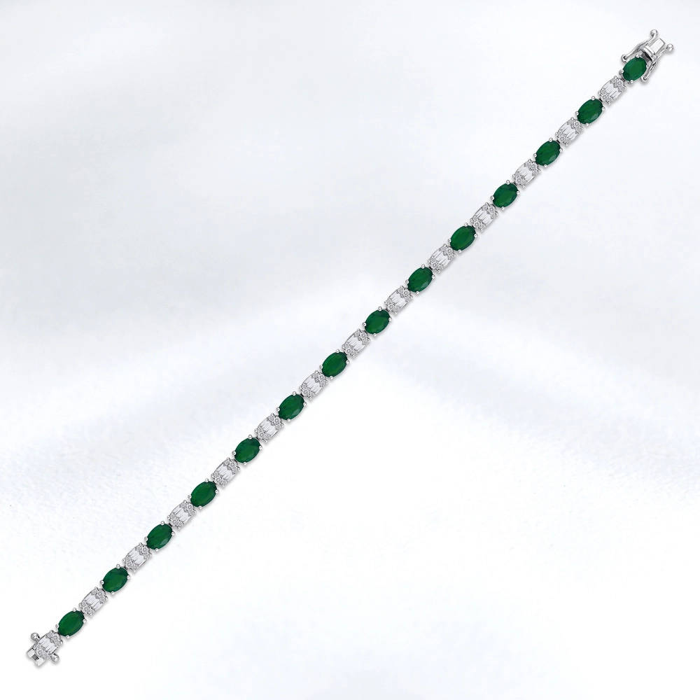 Emerald Diamond Bracelet