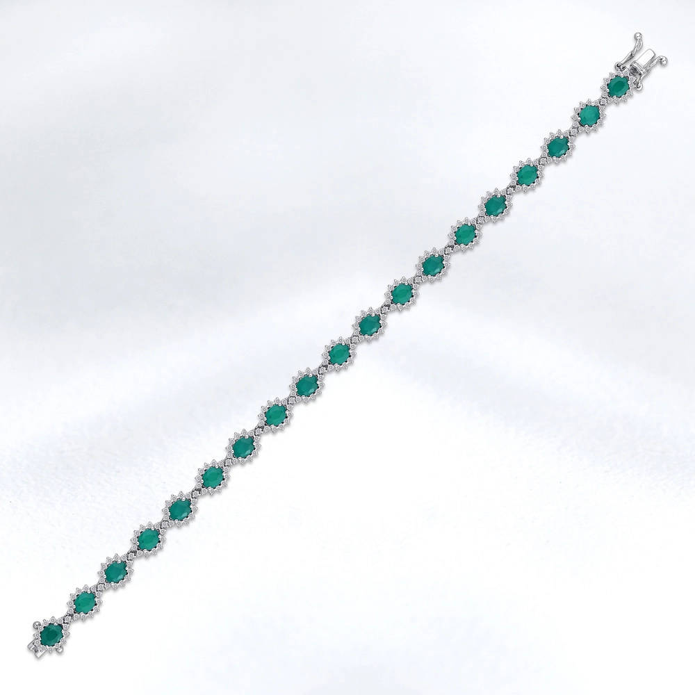 Emerald Diamond Bracelet