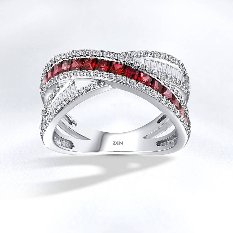 Ruby Diamond Ring