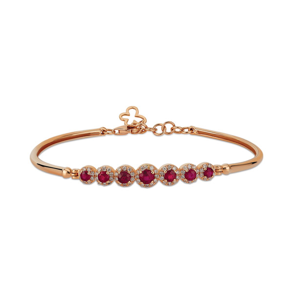 Ruby Diamond Bracelet