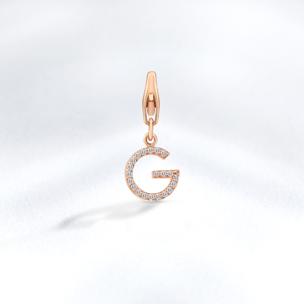 Charme Diamond Bracelet G Pendant