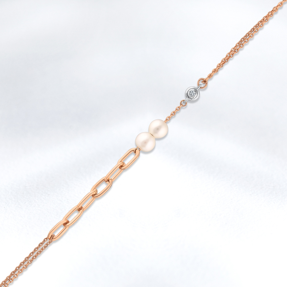 Pearl Diamond Bracelet