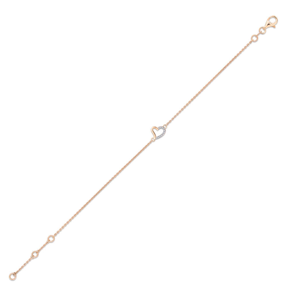 Диамантена Гривна дизайн Сърце