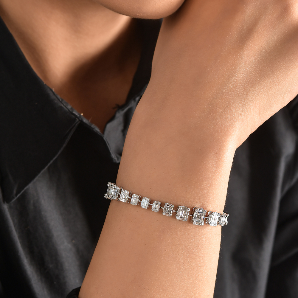 Baguette Diamond Bracelet