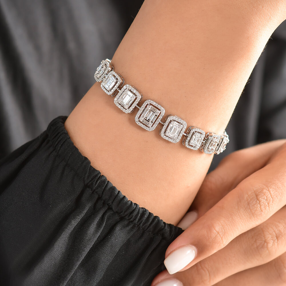 Baguette Diamond Bracelet