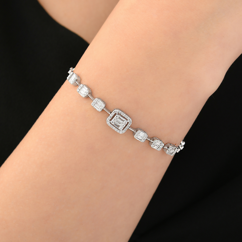 Baguette Diamond Bracelet