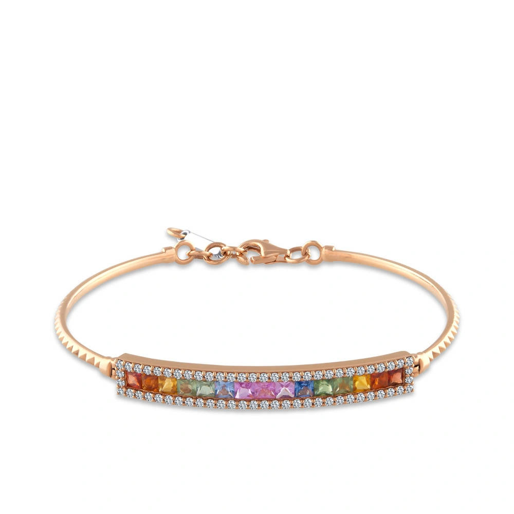 Gemstone Diamond Bracelet