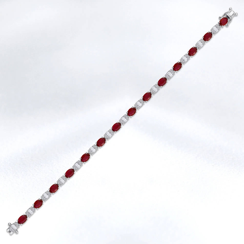 Ruby Diamond Bracelet