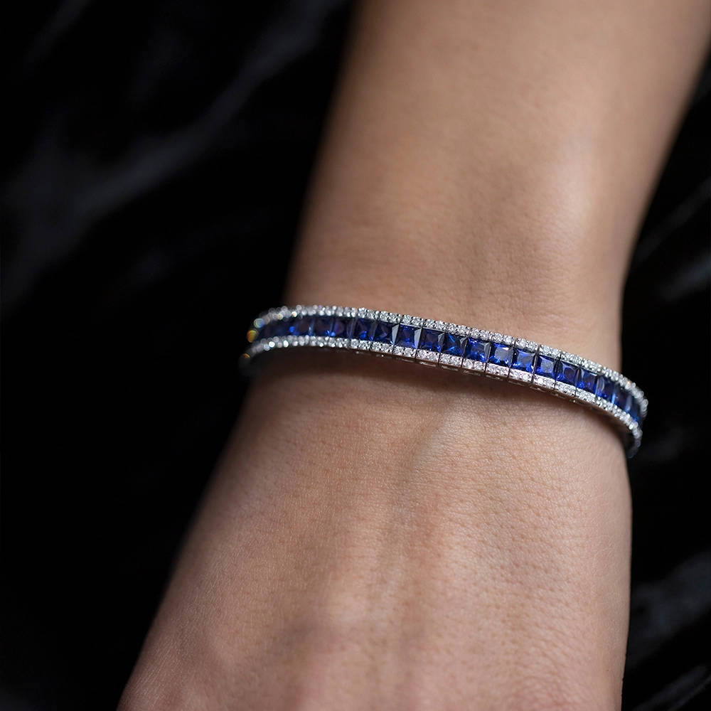 Sapphire Diamond Bracelet