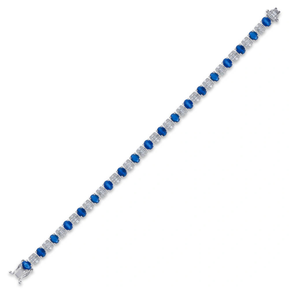 Sapphire Diamond Bracelet