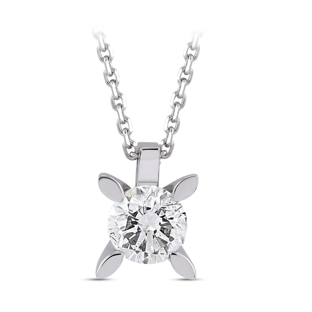 Solitaire Diamond Necklace