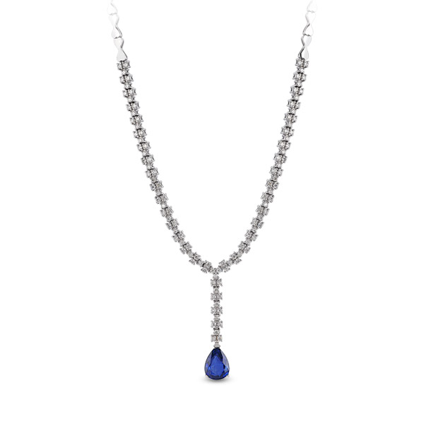 Sapphire Diamond Collier