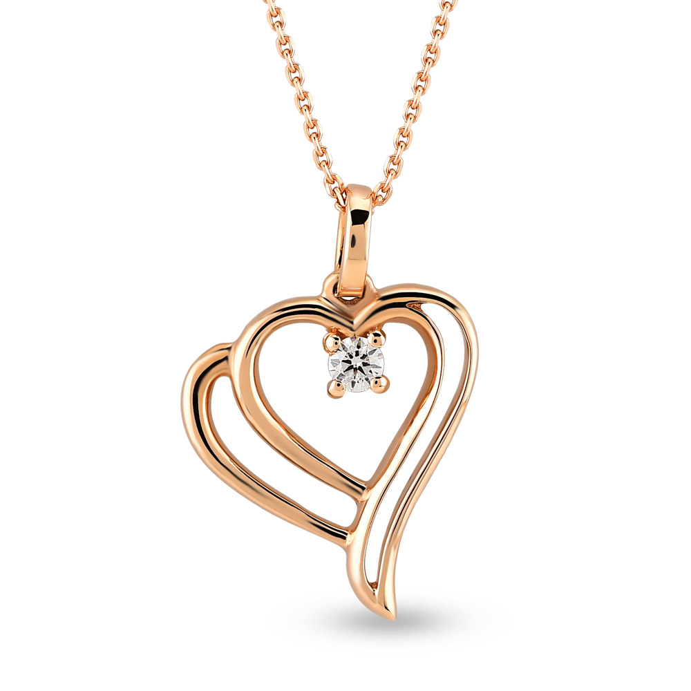 Heart Diamond Necklace