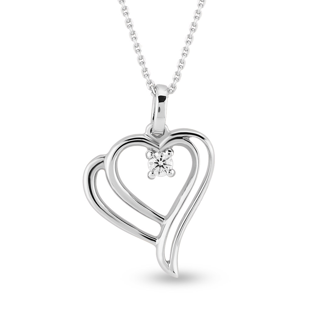 Heart Diamond Necklace