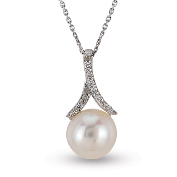 Pearl Diamond Necklace