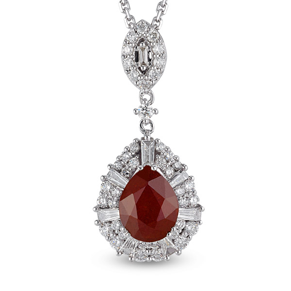 Ruby Diamond Necklace