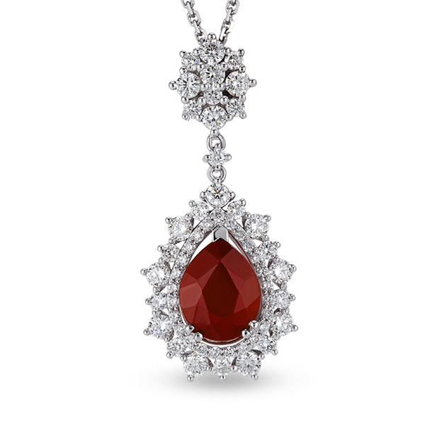 Ruby Diamond Necklace