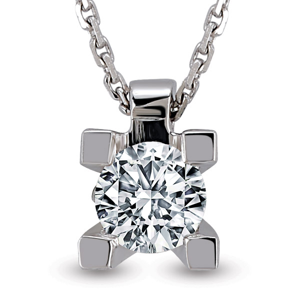 Solitaire Diamond Necklace