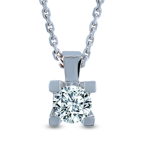 Solitaire Diamond Necklace