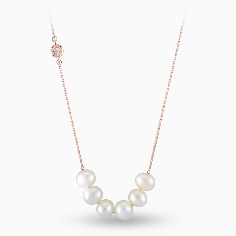 Pearl Diamond Necklace