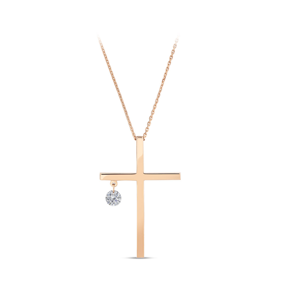 Cross Diamond Necklace