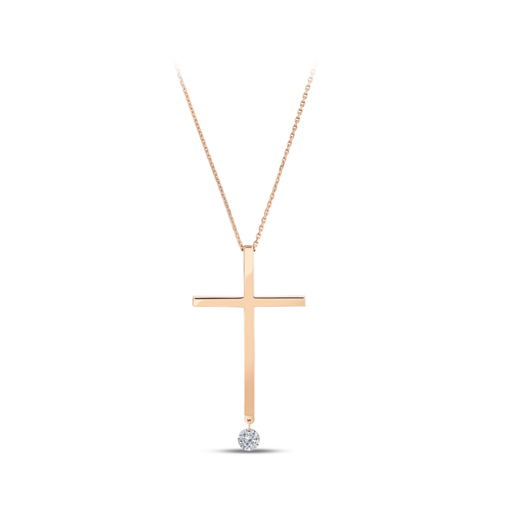 Cross Diamond Necklace