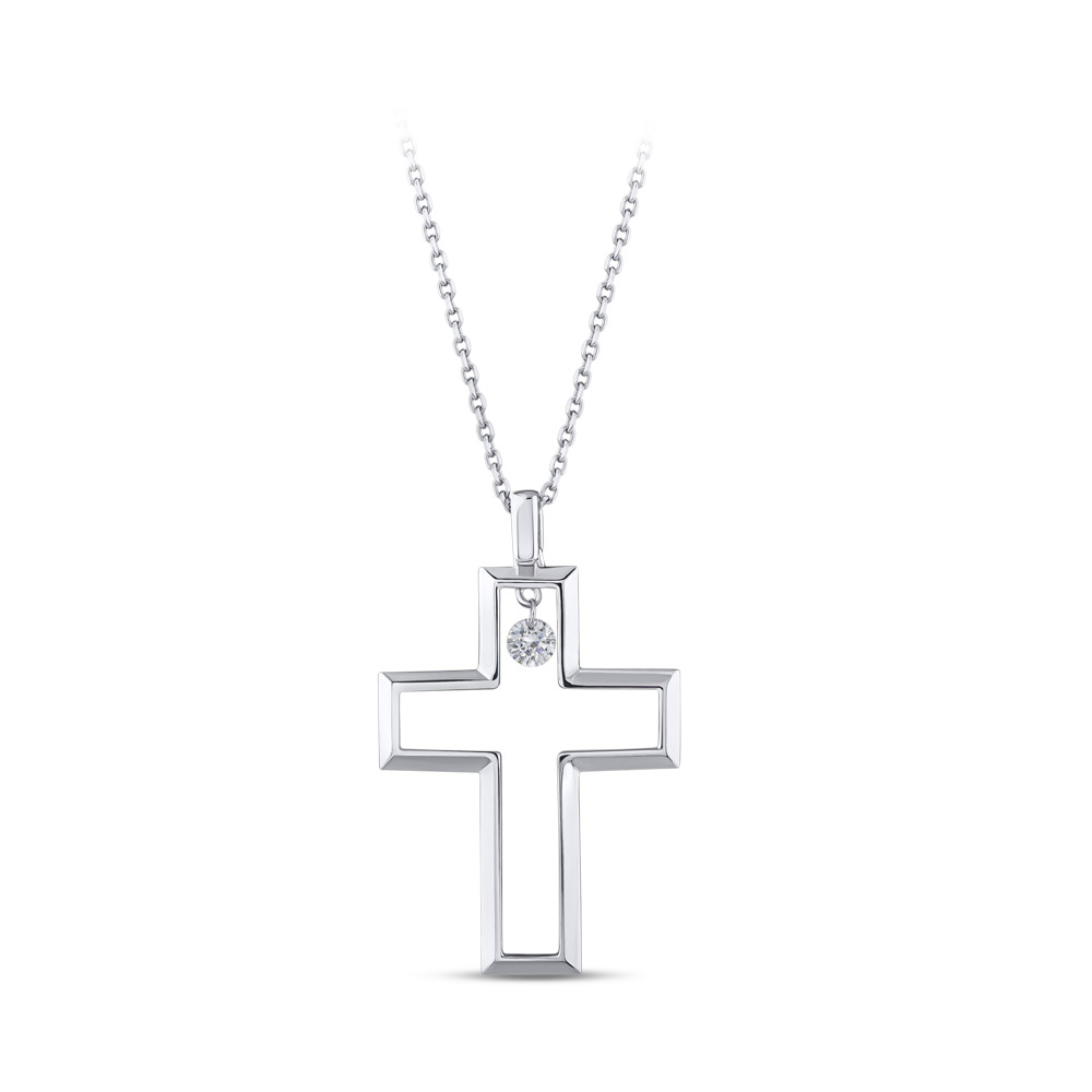 Cross Diamond Necklace