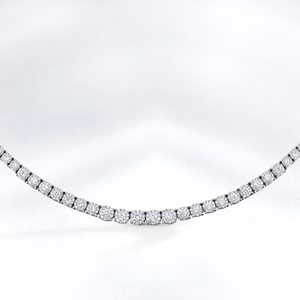 Tennis Diamond Necklace