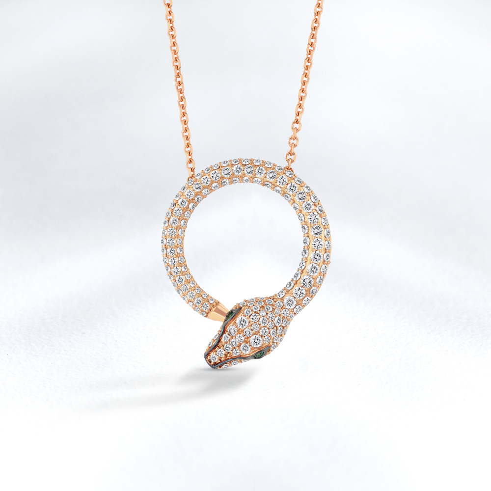 Ophidia Diamond Necklace