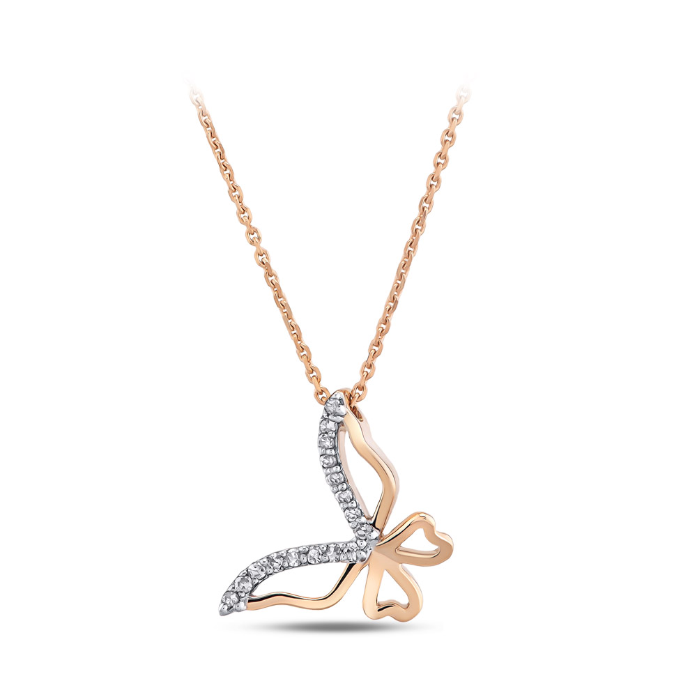 Butterfly Diamond Necklace