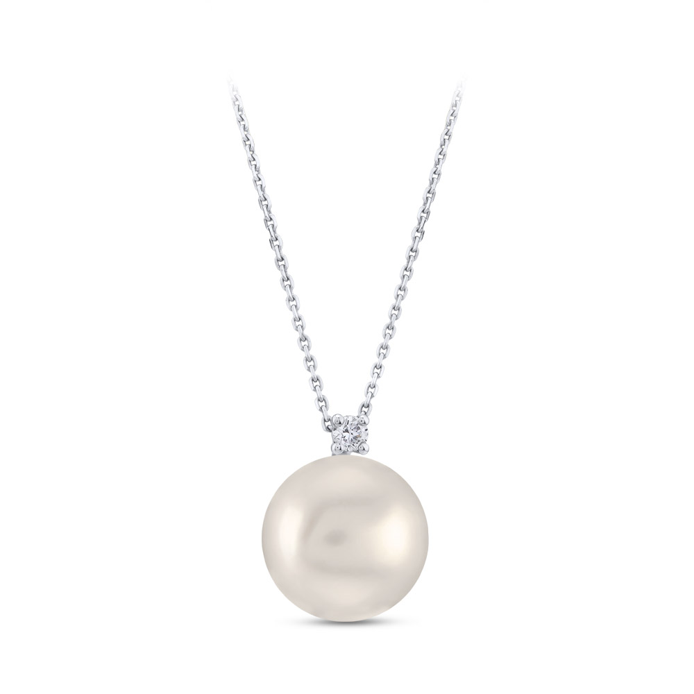 Pearl Diamond Necklace