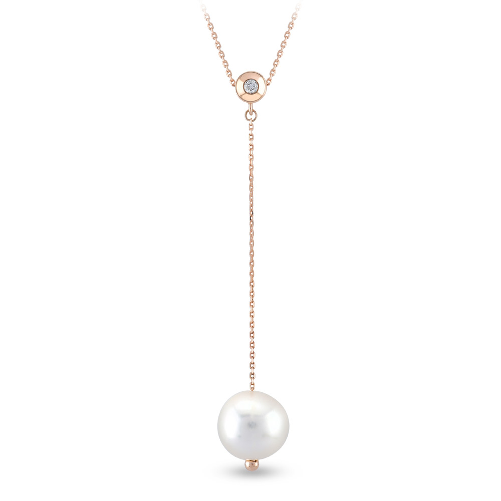 Pearl Diamond Necklace