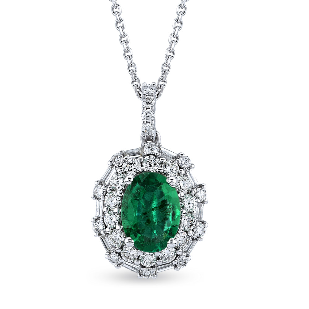 Emerald Diamond Necklace