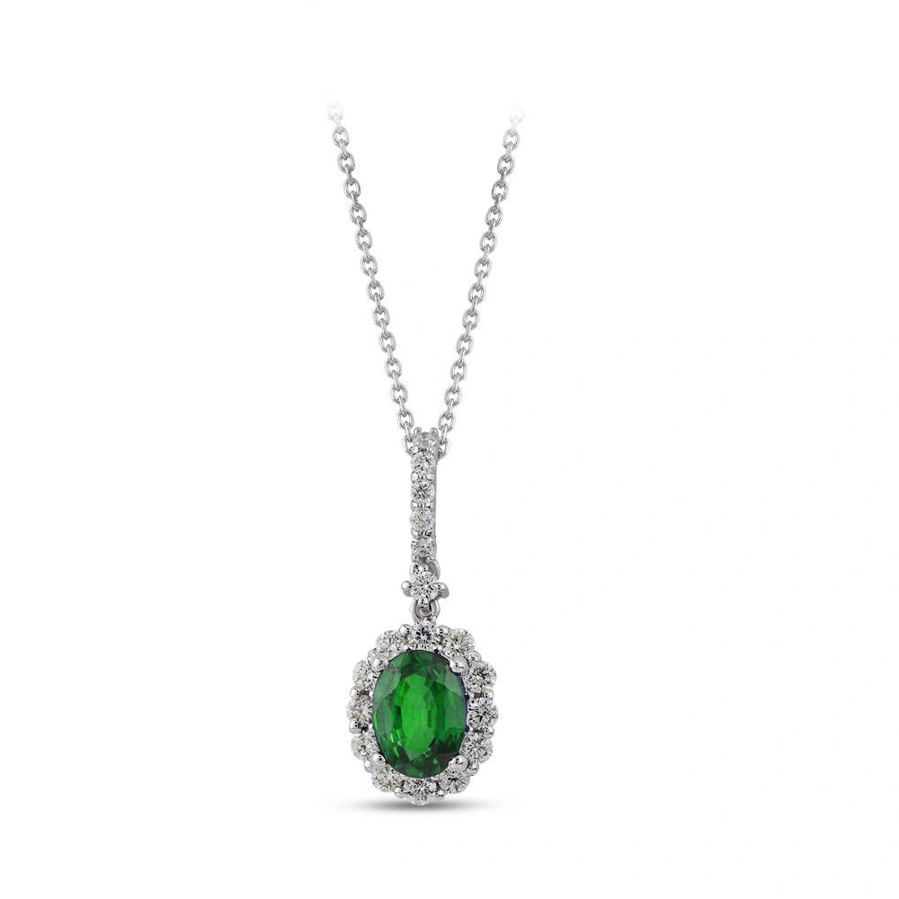 Emerald Diamond Necklace