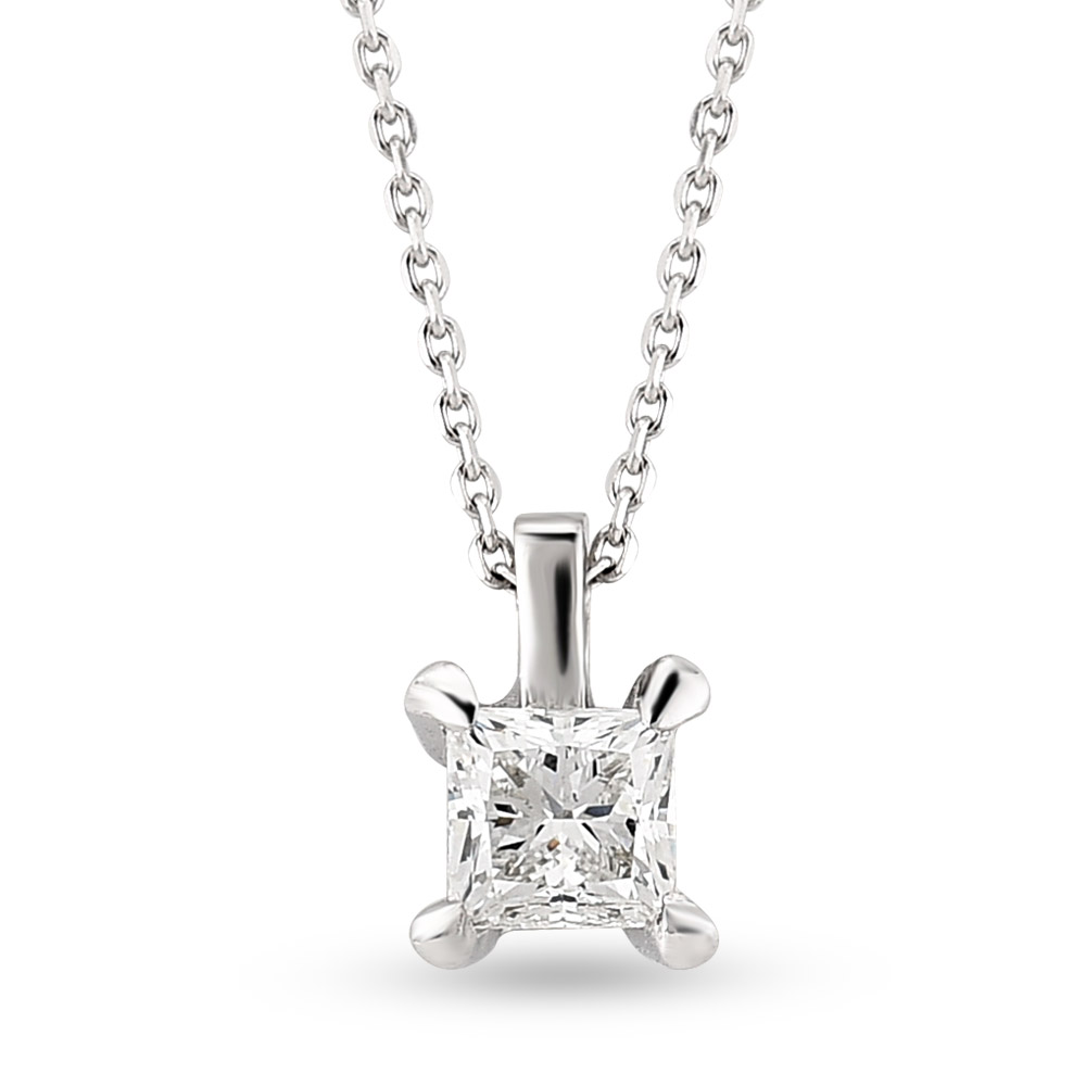 Solitaire Diamond Necklace