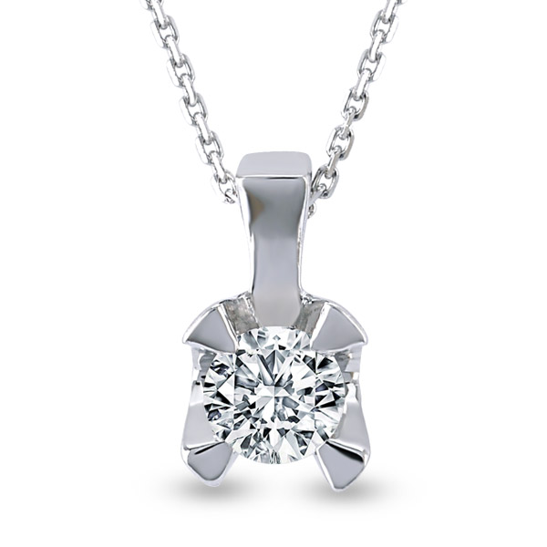 Solitaire Diamond Necklace