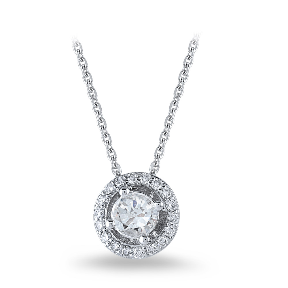 Soltaire Diamond Necklace