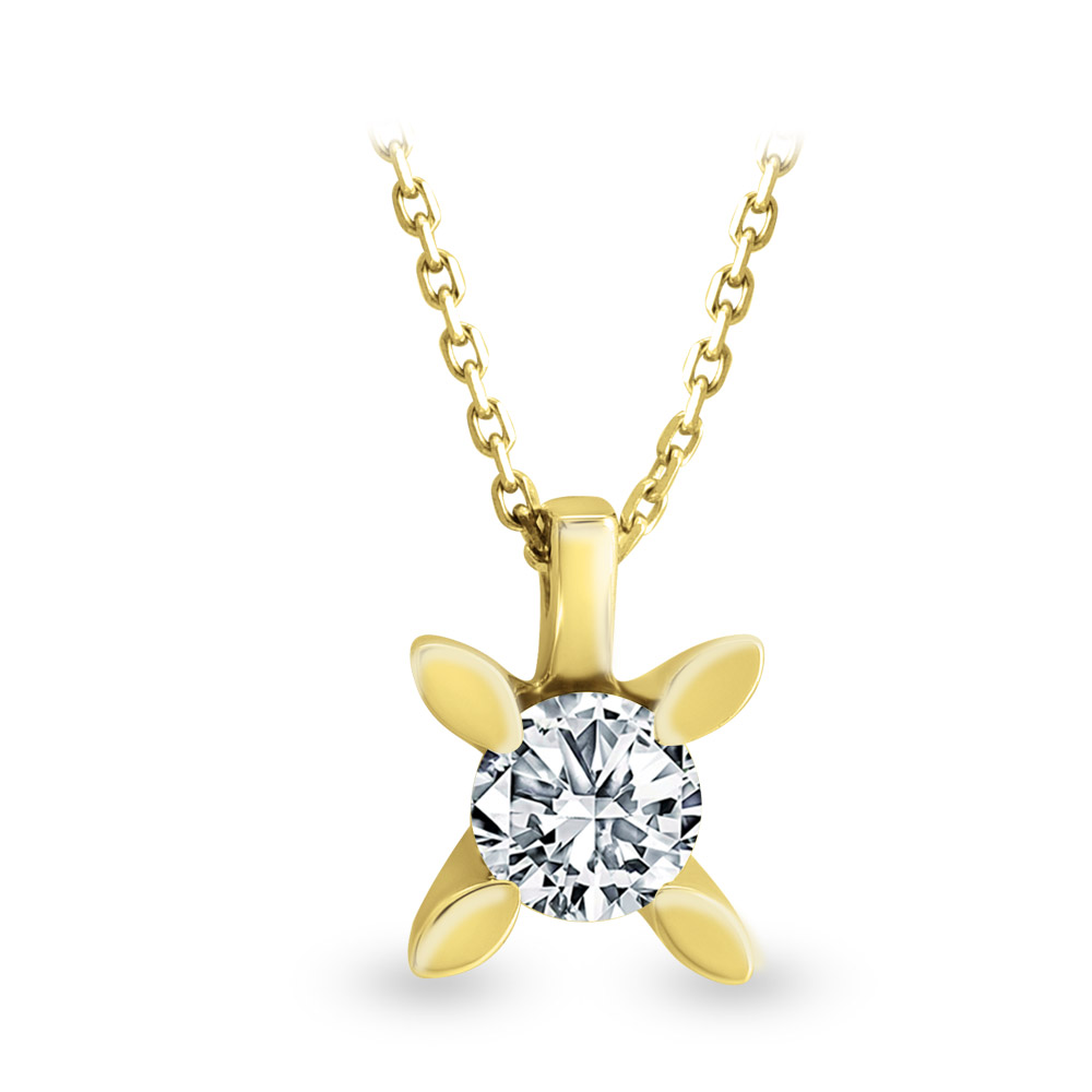 Solitaire Diamond Necklace